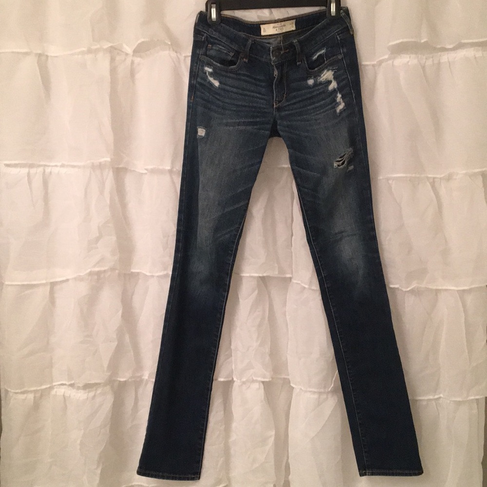 Abercrombie ripped jeans